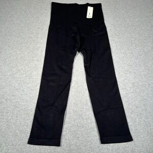 Empetua Daily Flaunt Mid-Waist Shaping Capri‎ Womens Large Black NWT